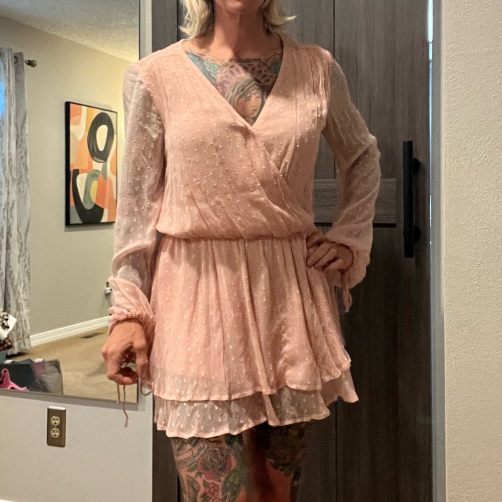 Free People Blush colored dress